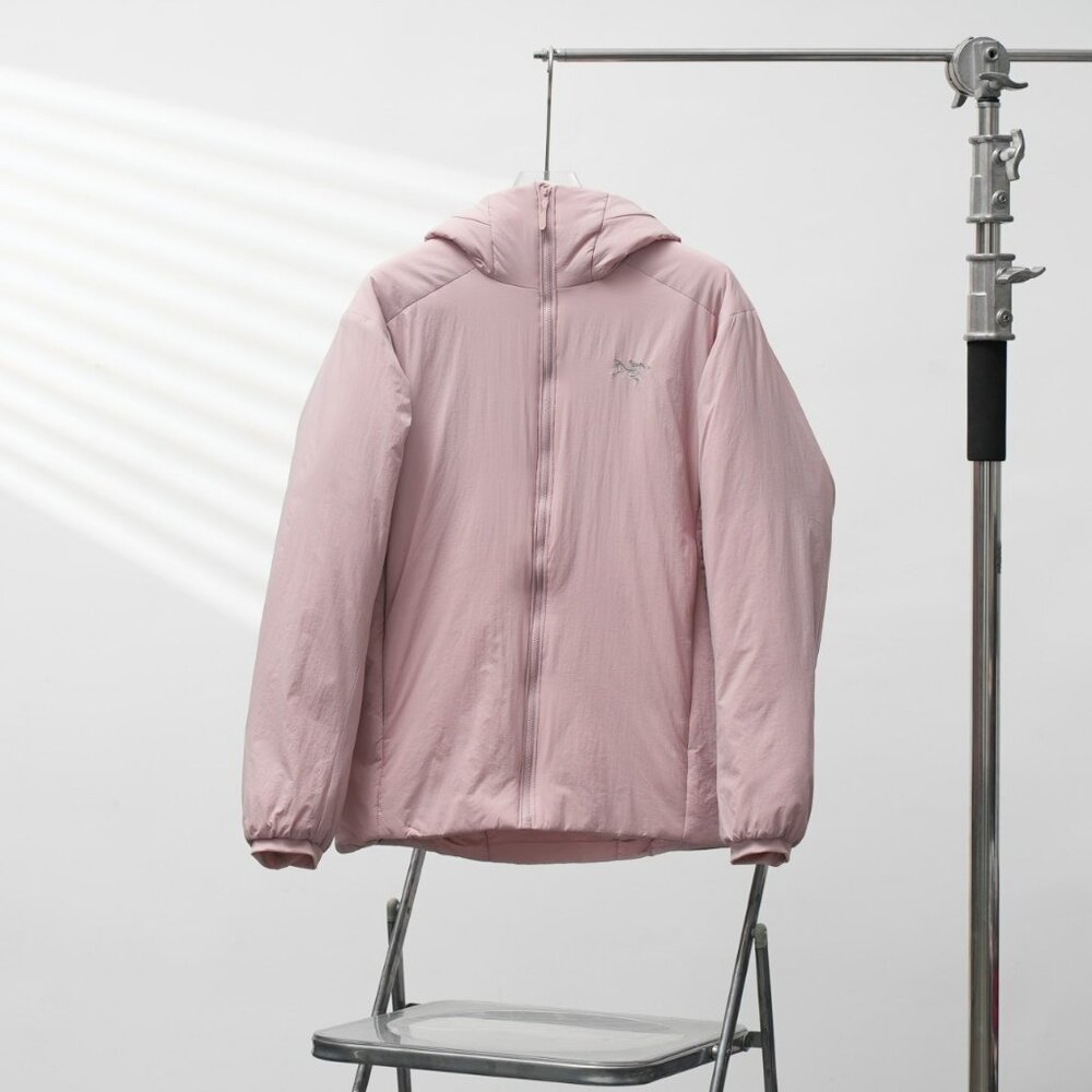 Arc'teryx Blush Pink Hooded Cotton-padded Jacket